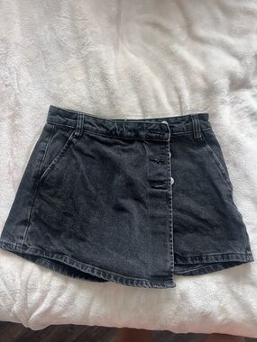 Zara black wrap skirt